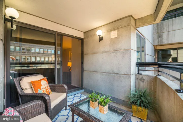 a living room filled with furniture