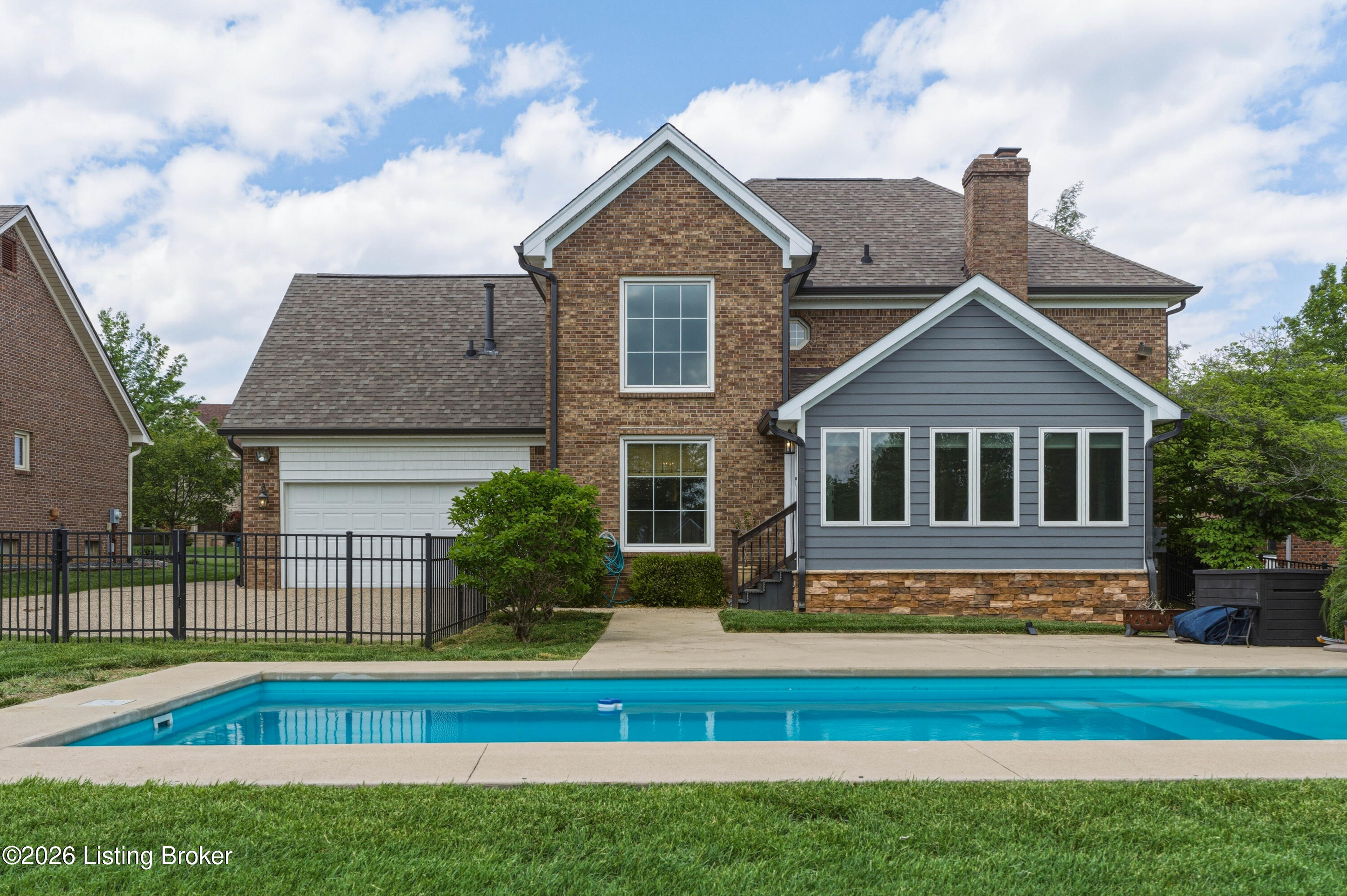 10418 Long Home Road Louisville, KY 40291 - Photo 4 of 48 Back Of Home with Pool