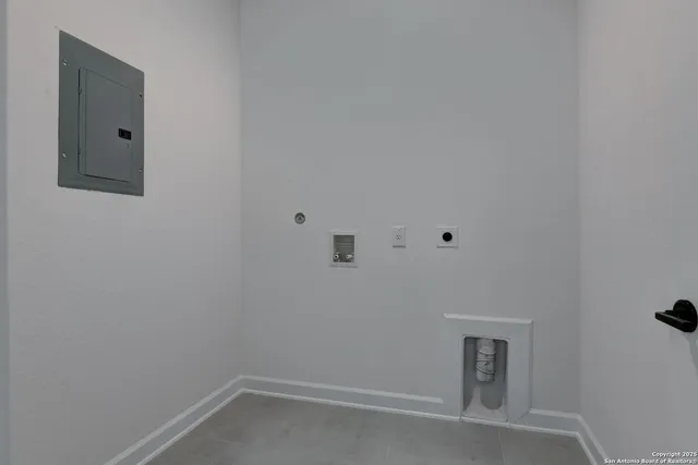 a view of a backyard with a garden