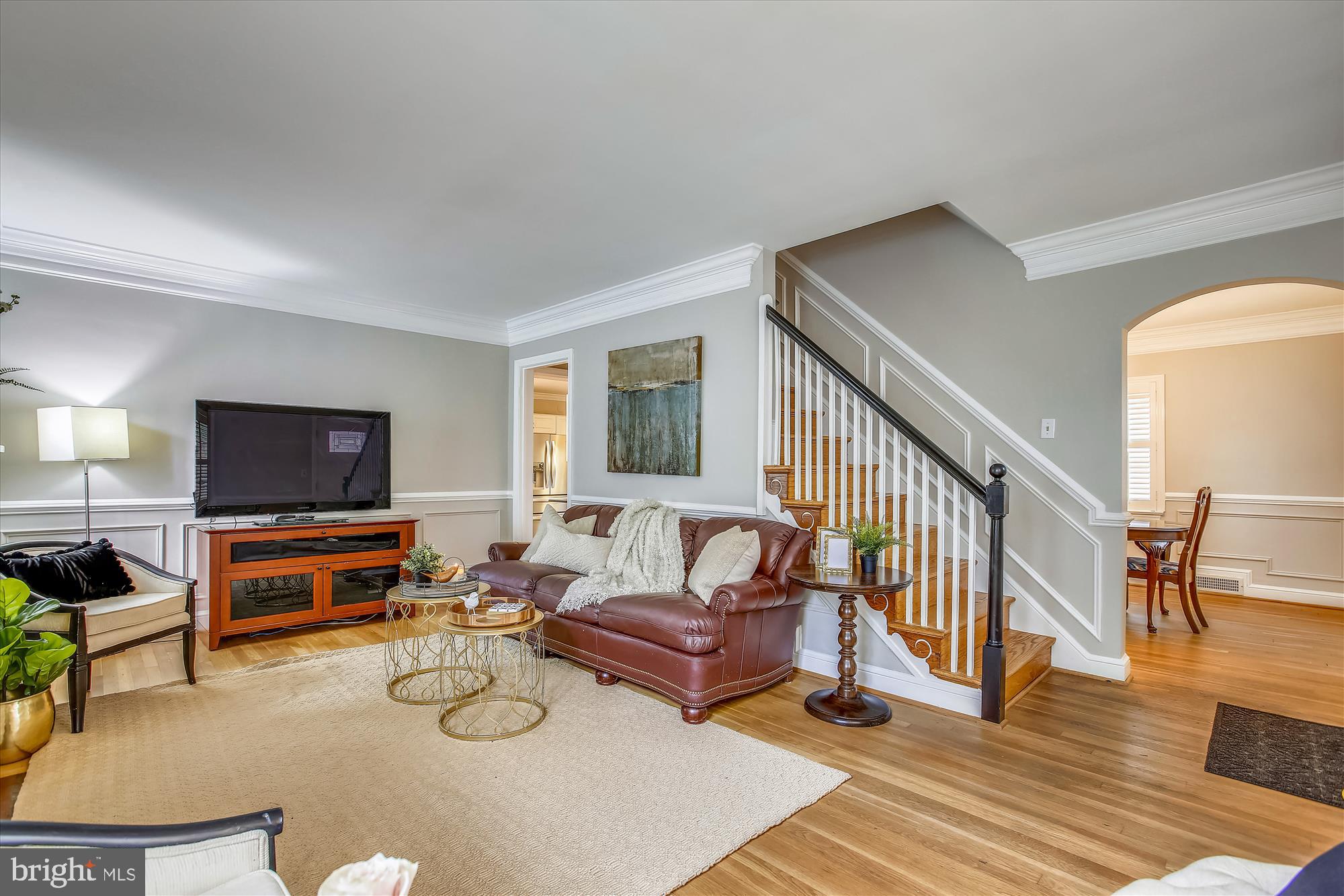 2702 Cameron Mills Road Alexandria, VA 22302 - Photo 5 of 45 Hardwood floors on first and second floors