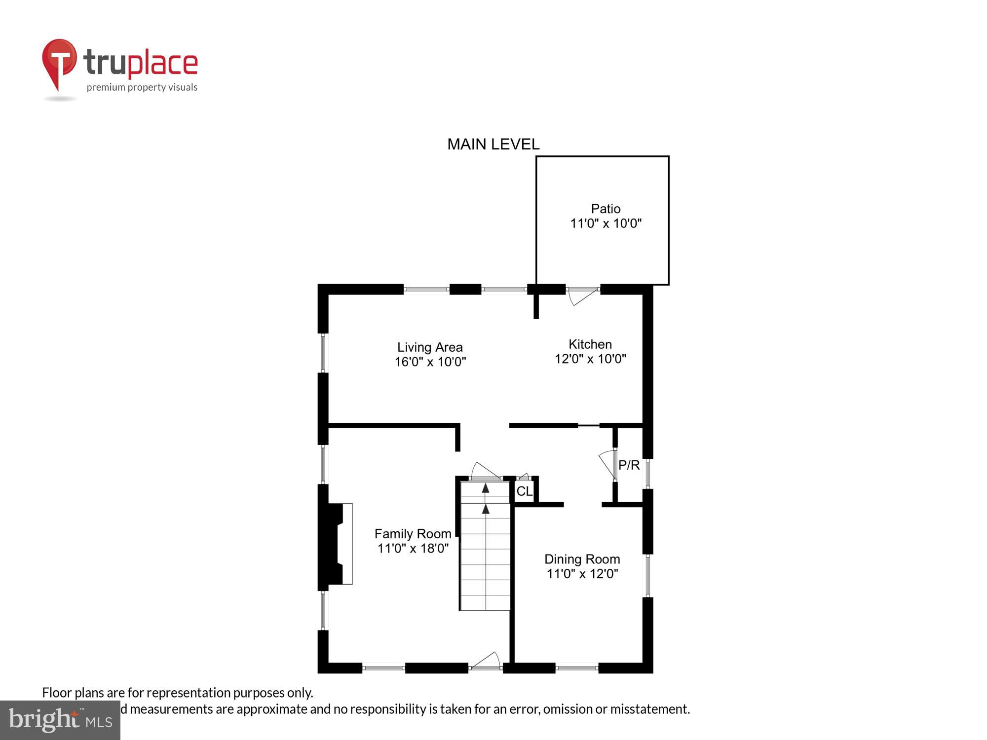 2702 Cameron Mills Road Alexandria, VA 22302 - Photo 45 of 45 Main level floor plan
