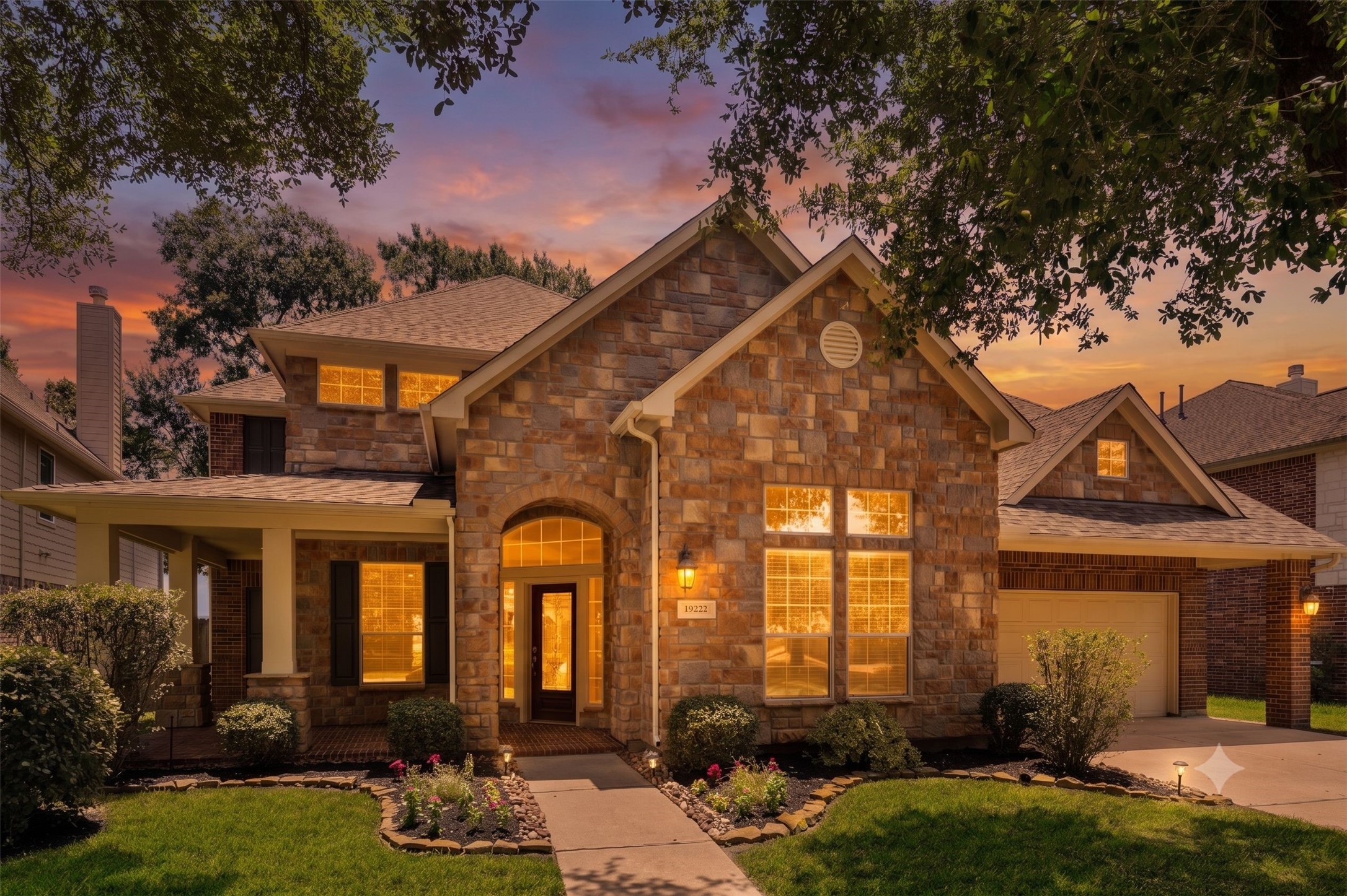 19222 Senterra Lakes Boulevard Spring, TX 77379 - Photo 1 of 45 Welcome home! Stunning curb appeal highlights this magnificent stone exterior, beautifully framed by mature trees and professionally manicured landscaping.