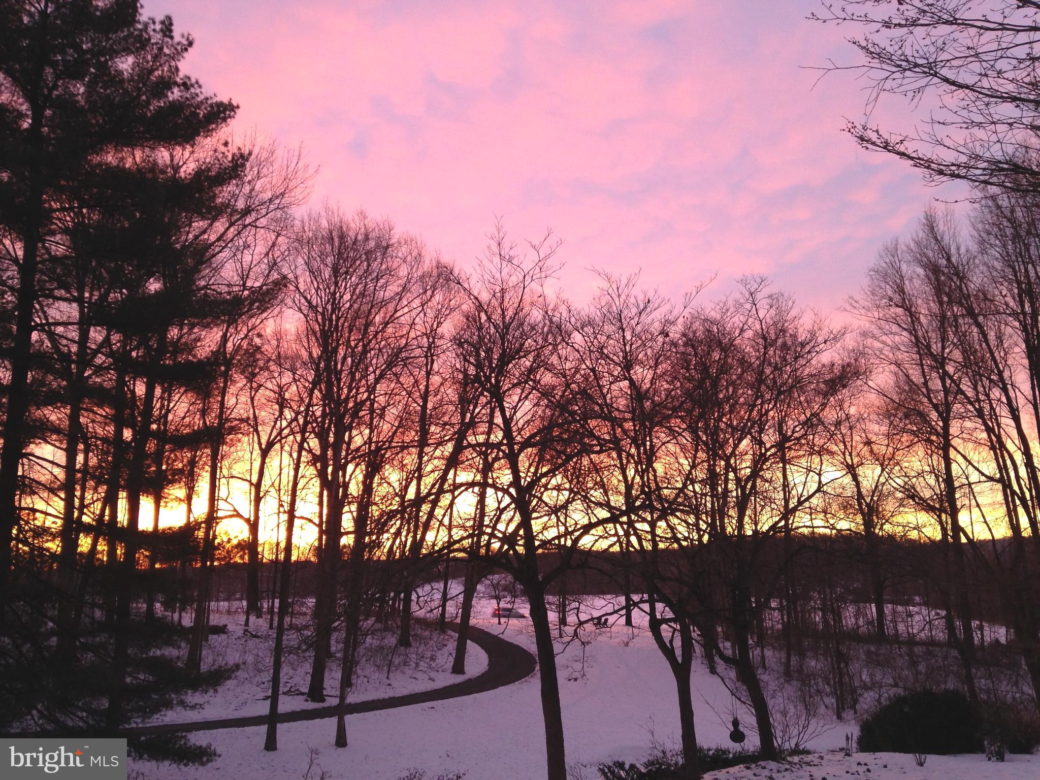 13808 Longnecker Road Glyndon, MD 21136 - Photo 40 of 40 Sunset in the winter is also a beautiful site