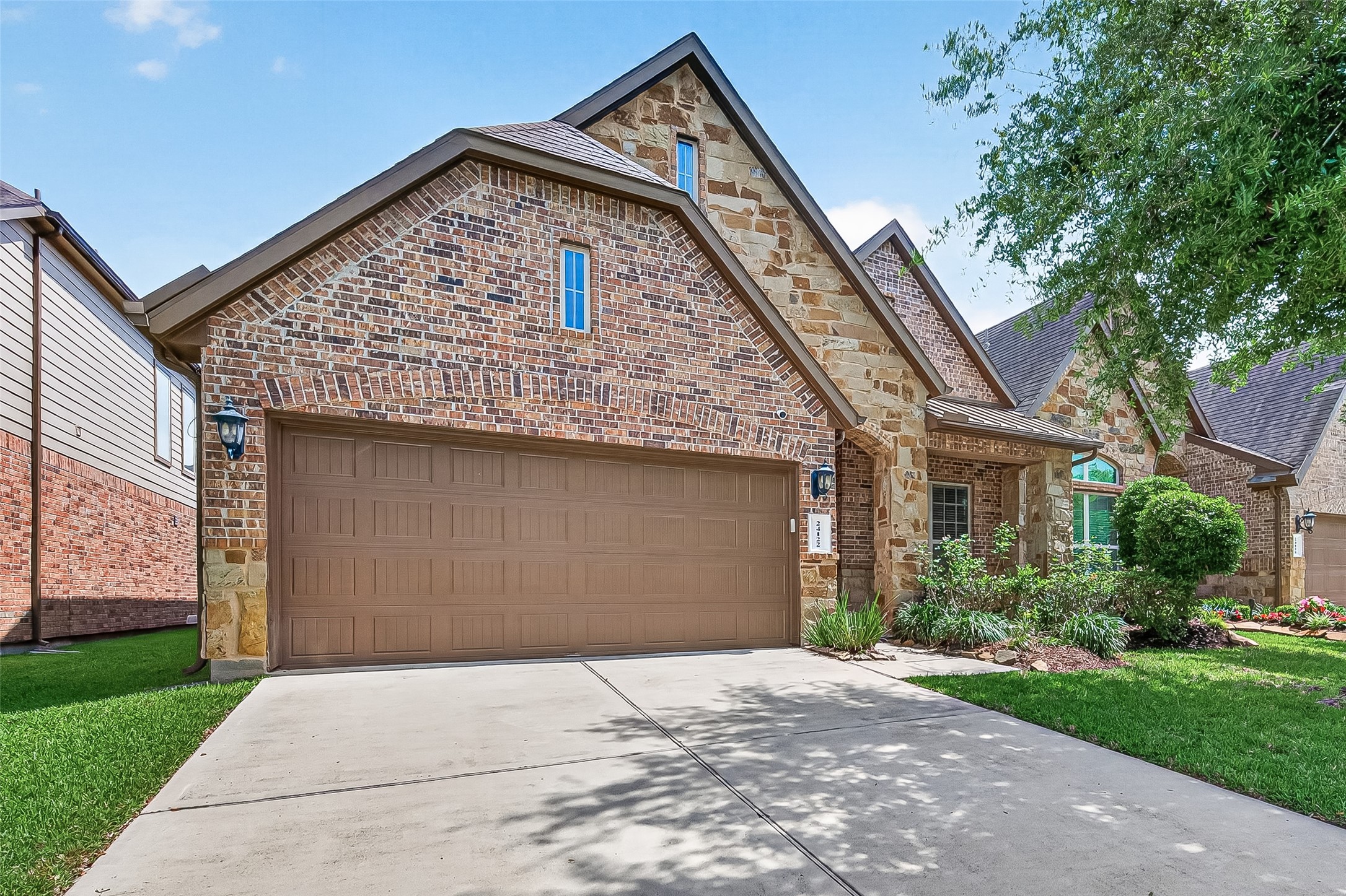 24122 Valencia Ridge Lane Katy, TX 77494 - Photo 3 of 48 Another view of the front of the home showing the driveway.