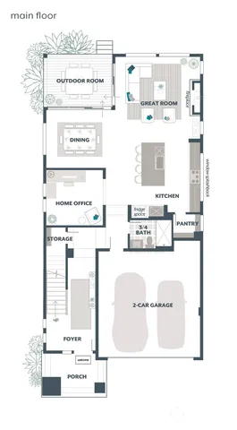 a picture of a floor plan