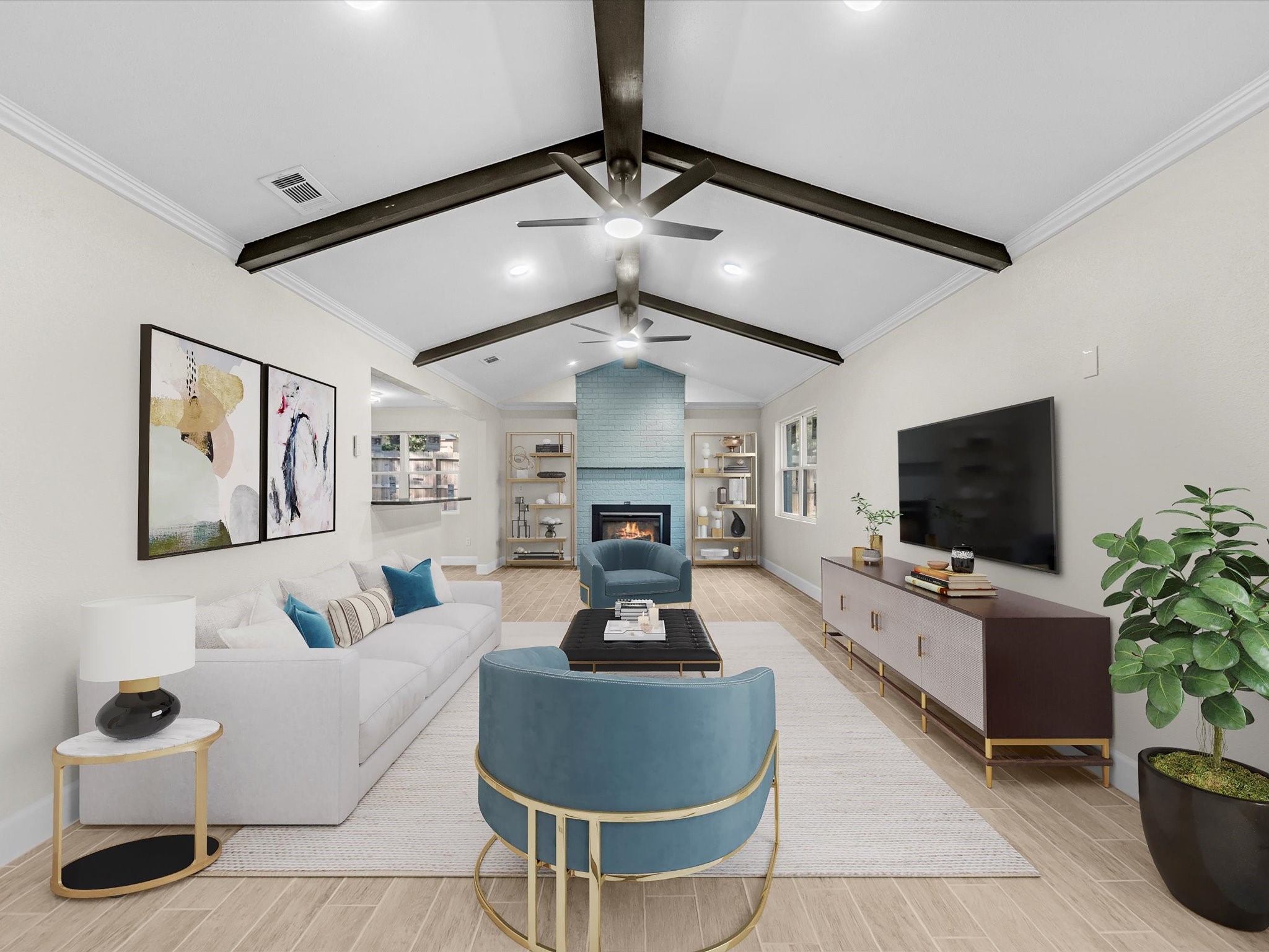 Virtual Staging in the Great Room