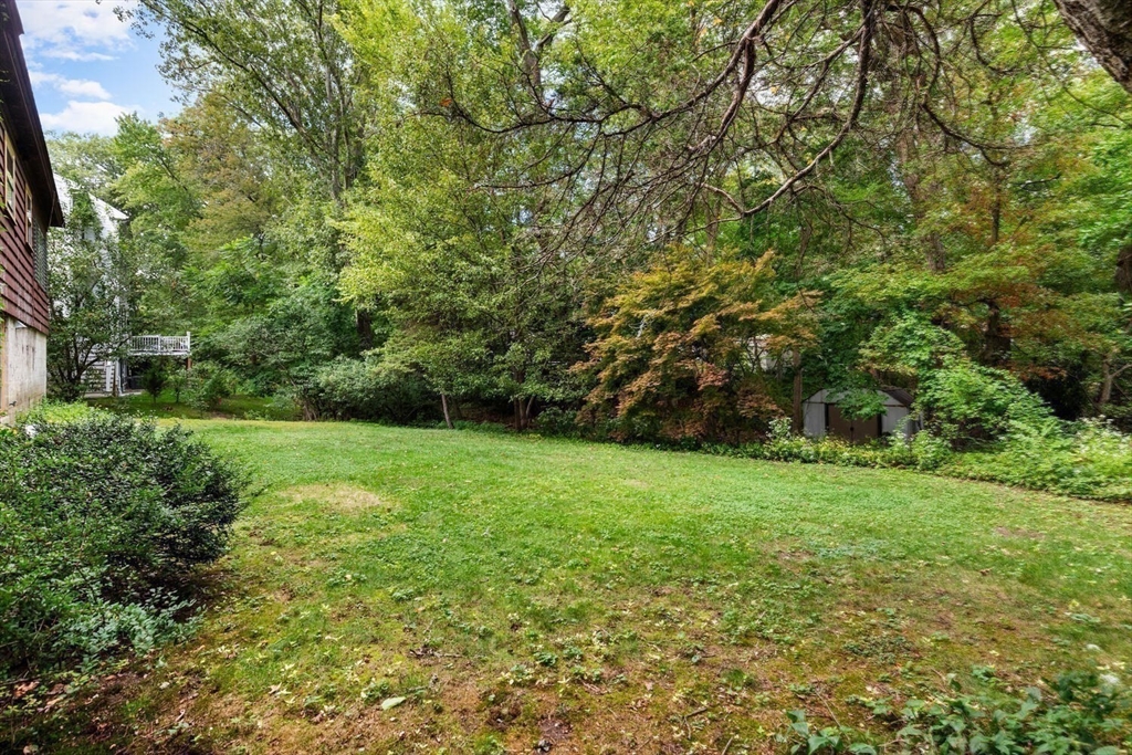 19 Crescent Road Lexington, MA 02421 - Photo 26 of 29 a view of a yard with a trees