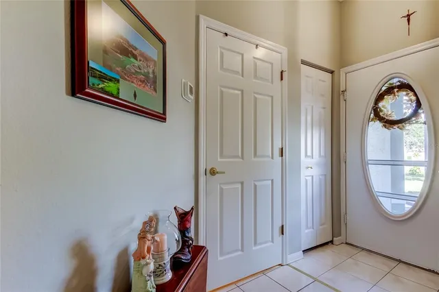 a view of a hallway with elevator