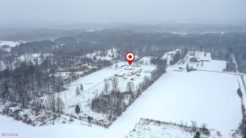 10622 Reynolds Road West Farmington, OH 44491 - Photo 31 of 32 View of snowy aerial view