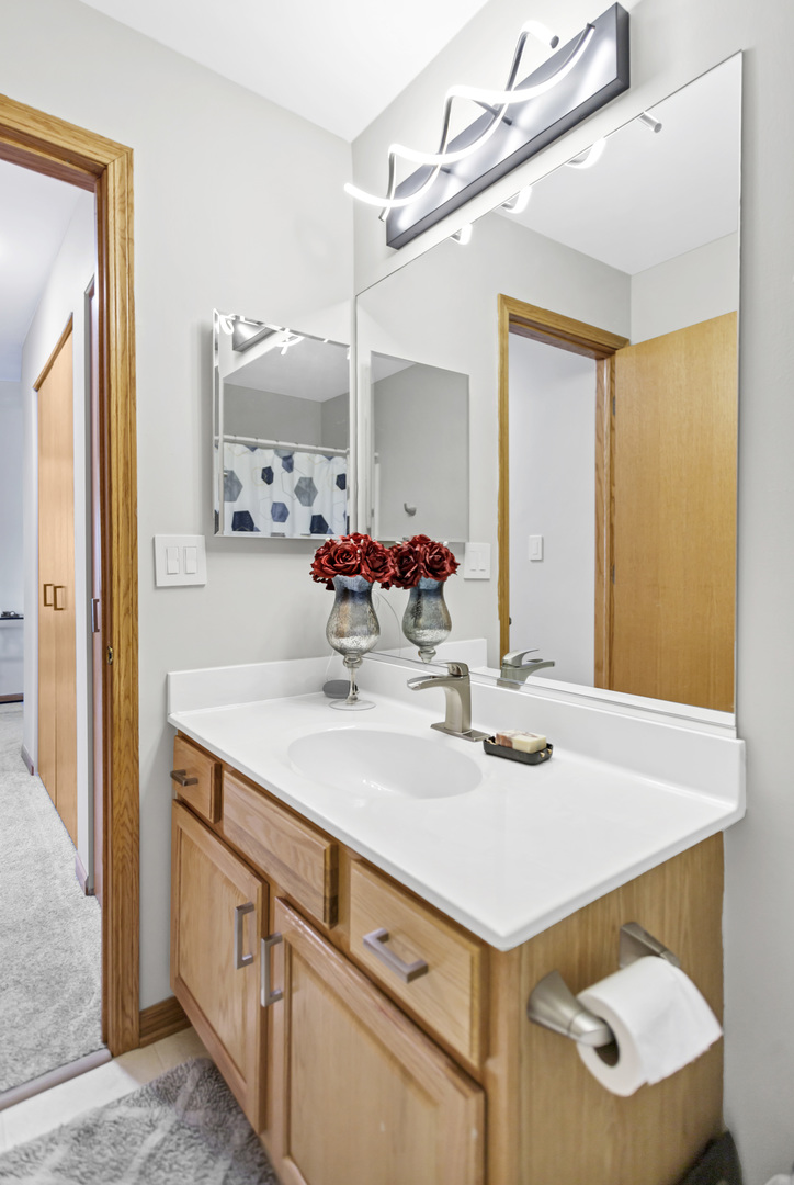 2262 Rockefeller Drive Geneva, IL 60134 - Photo 23 of 25 a bathroom with a sink and a mirror