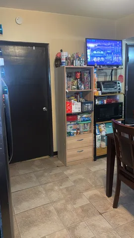 a room with furniture and a window