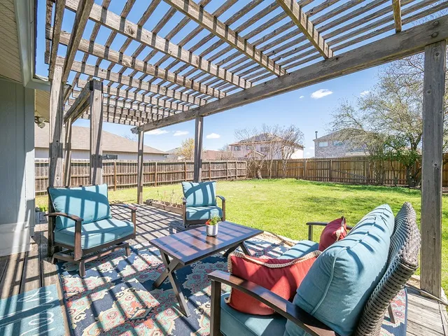 a view of swimming pool with garden