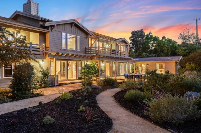 a view of a house with a patio