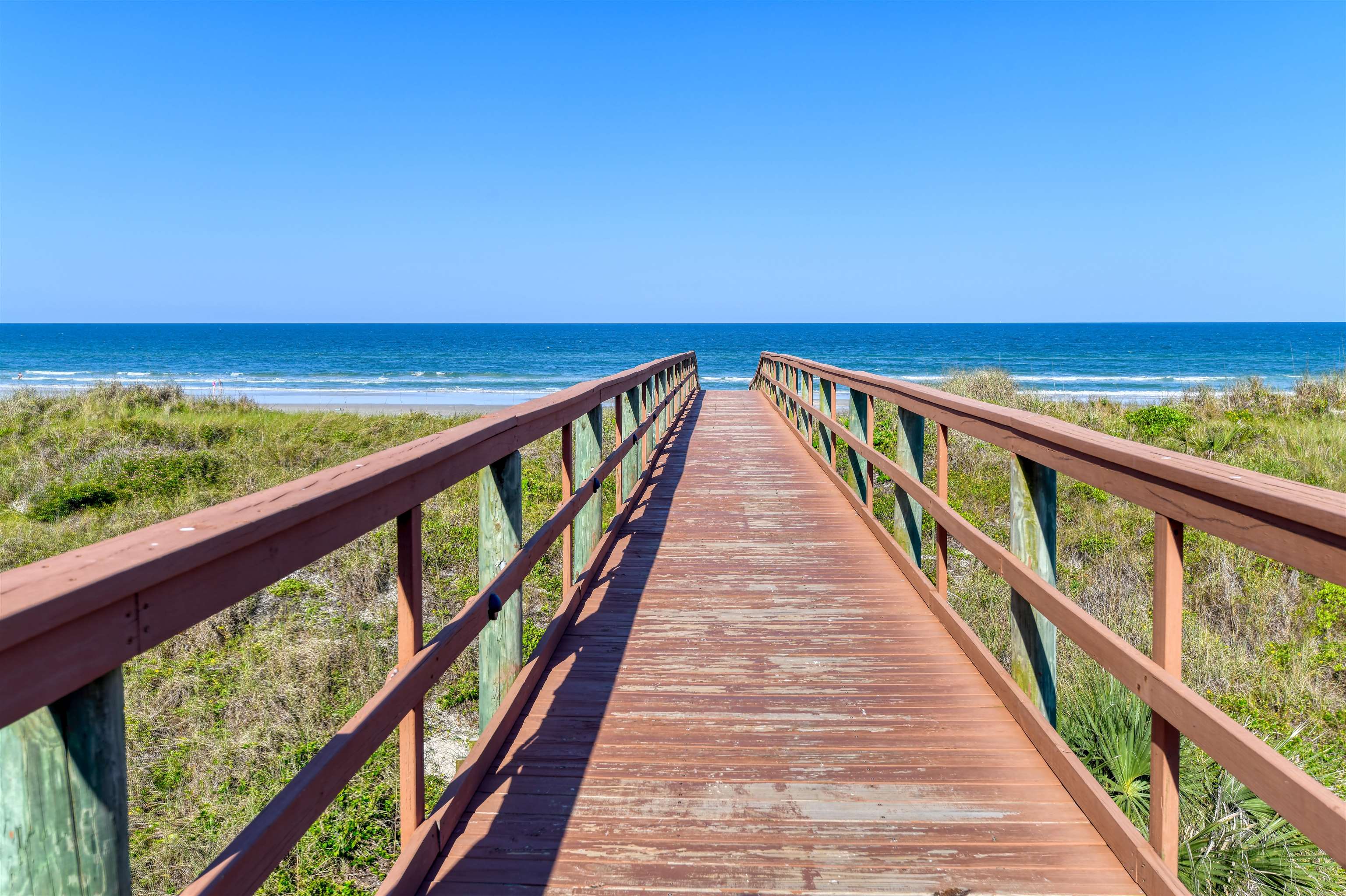 6970 A1A South, Unit 433 St. Augustine, FL 32080 - Photo 26 of 36 a view of city and ocean from a balcony