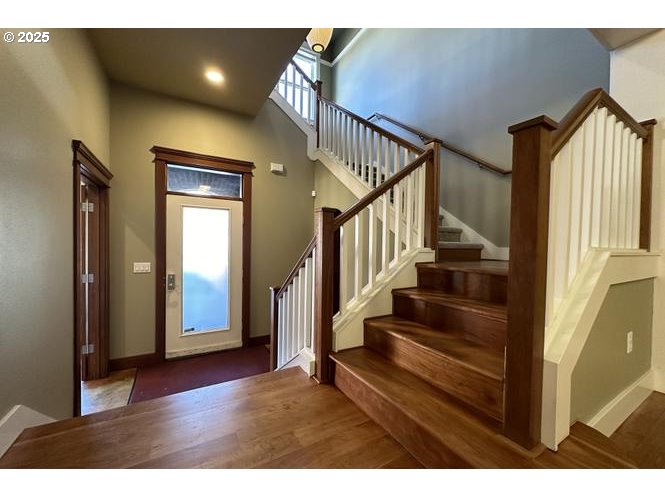 1505 Northeast Village Street Fairview, OR 97024 - Photo 11 of 33 a view of entryway with wooden floor