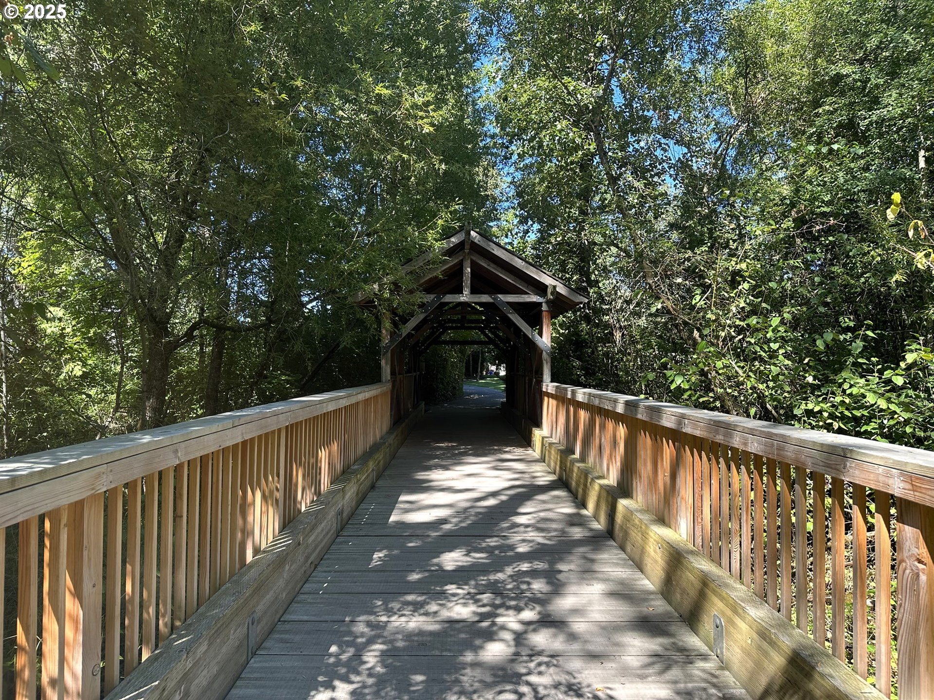 1505 Northeast Village Street Fairview, OR 97024 - Photo 33 of 33 a view of a wooden bridge