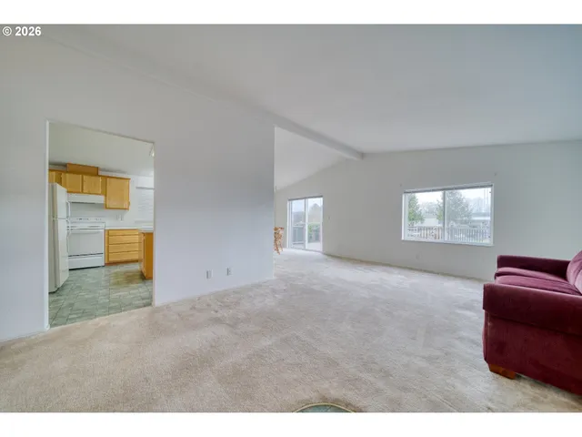 a view of a livingroom with furniture