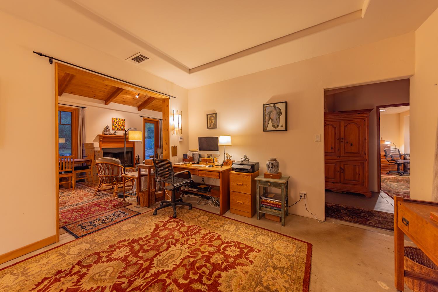 11954 Sulphur Mountain Road Ojai, CA 93023 - Photo 22 of 41 a view of a workspace with furniture