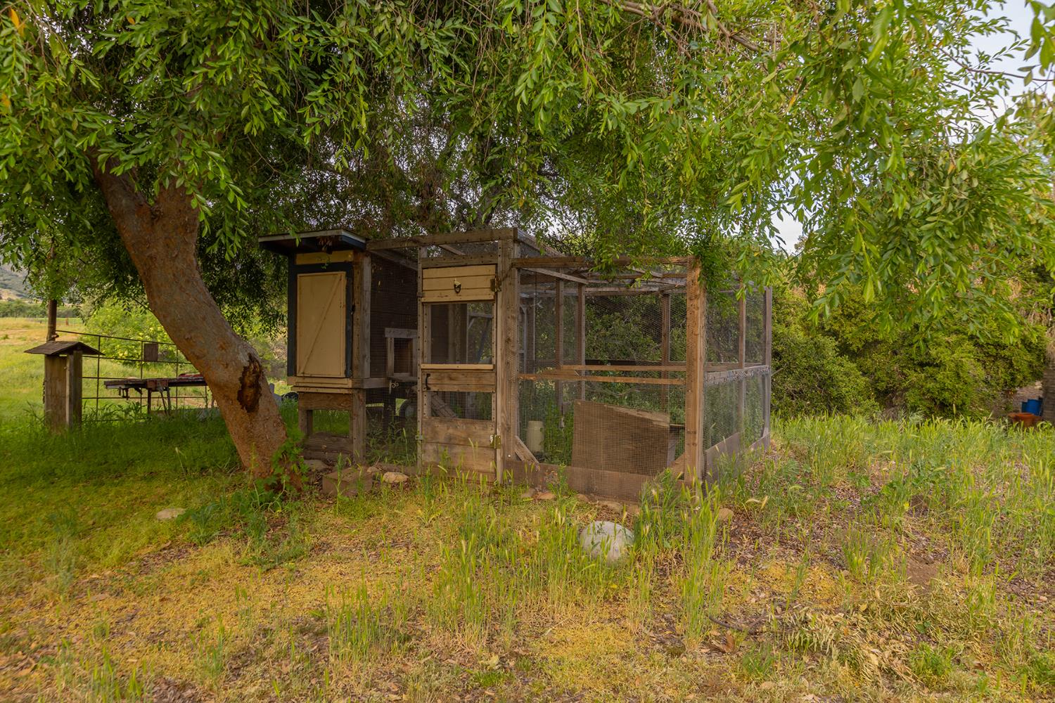 11954 Sulphur Mountain Road Ojai, CA 93023 - Photo 27 of 41 a backyard of a house with table and chairs