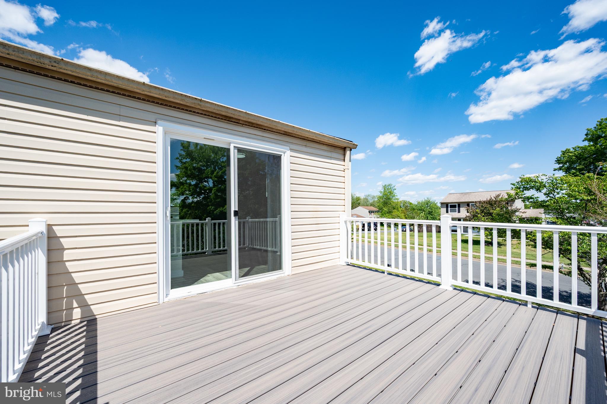 4429 Cub Run Road Chantilly, VA 20151 - Photo 37 of 56 a view of backyard with a deck and wooden floor