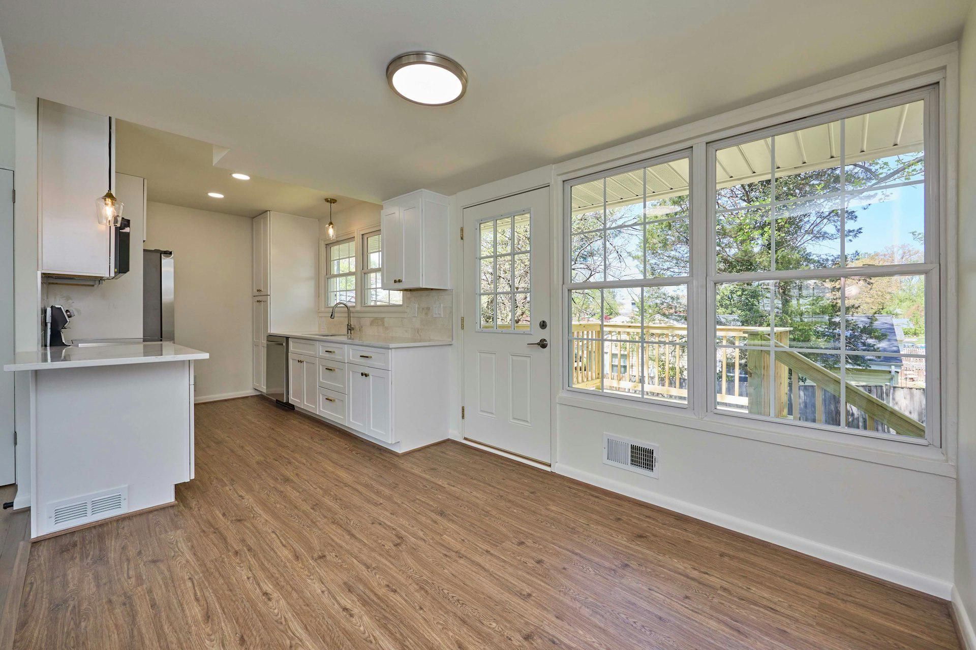 7206 Alger Road Falls Church, VA 22042 - Photo 14 of 39 Easy to care for LVP in Kitchen and Dining Room