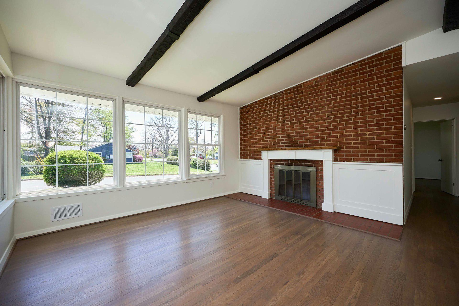 7206 Alger Road Falls Church, VA 22042 - Photo 4 of 39 Living Room w/sparkling refinished hardwood floors