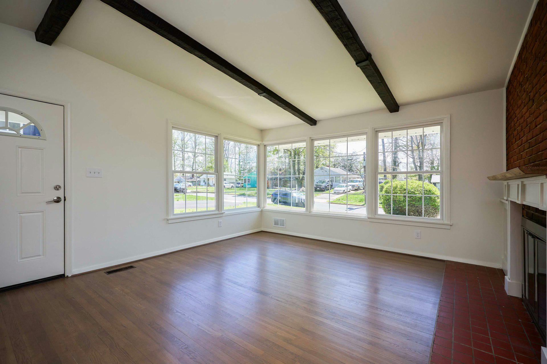 7206 Alger Road Falls Church, VA 22042 - Photo 5 of 39 Living Room framed by large windows