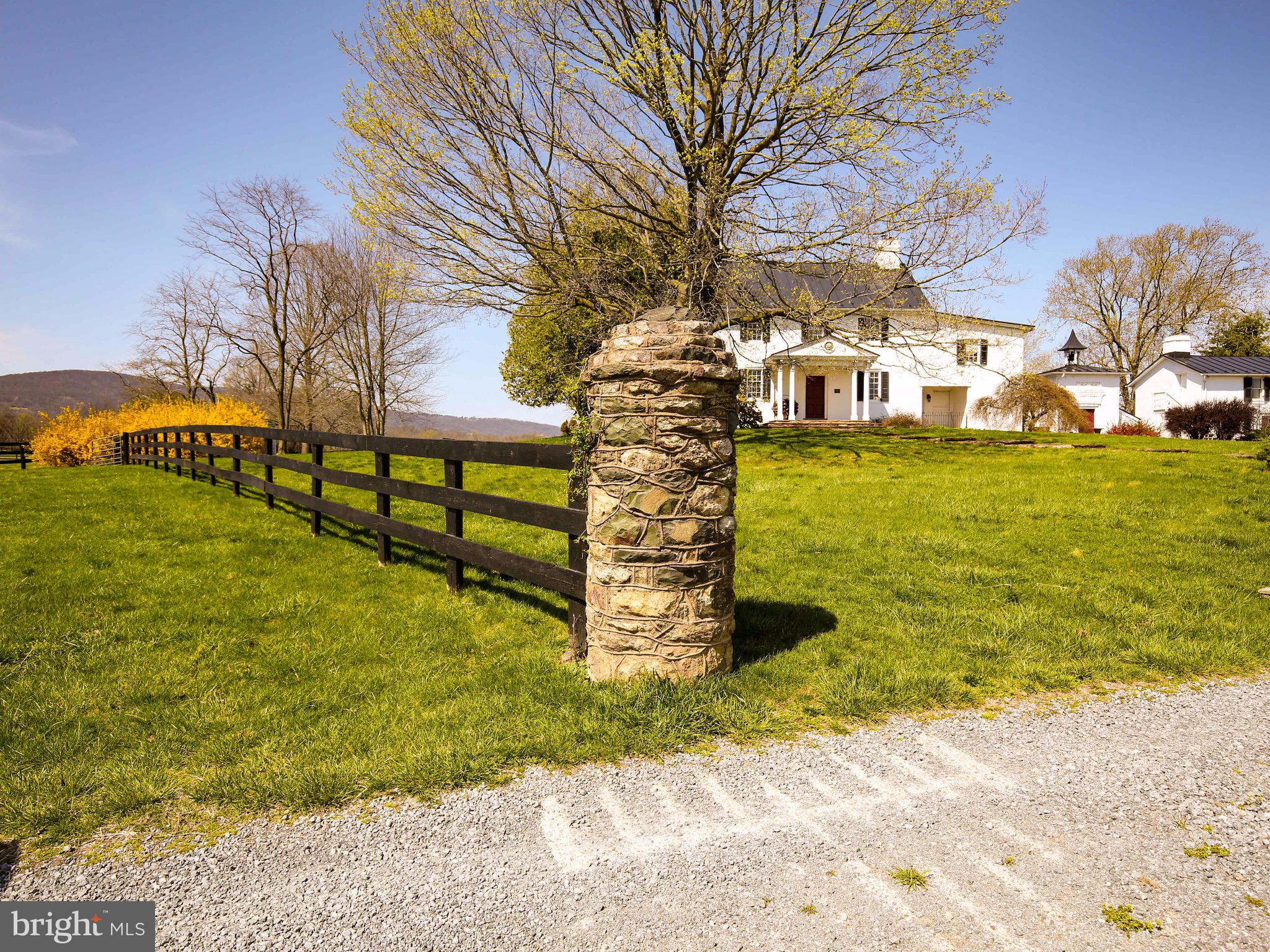 20775 Airmont Road Bluemont, VA 20135 - Photo 1 of 78 Stone pillars lead to the house