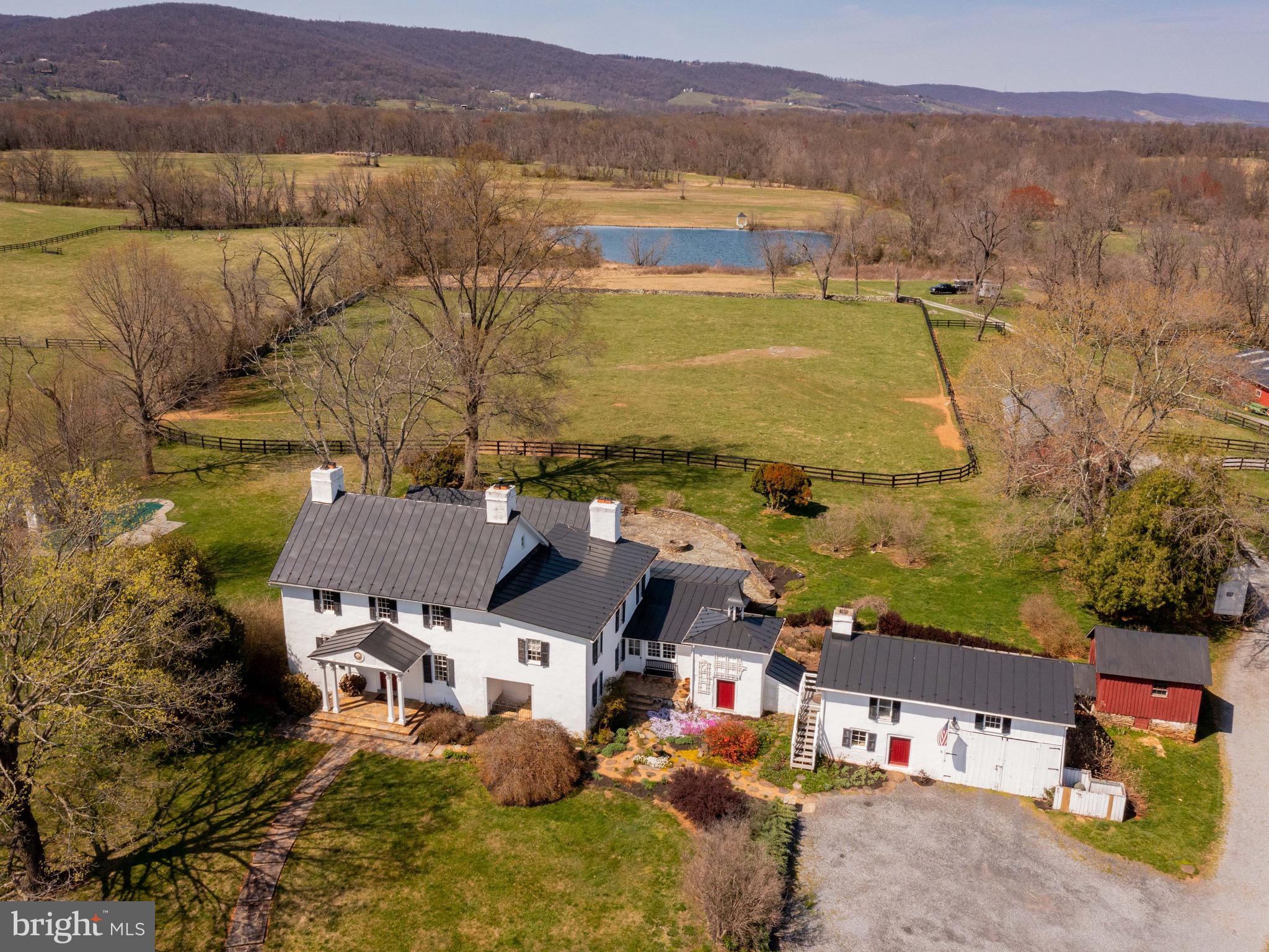 20775 Airmont Road Bluemont, VA 20135 - Photo 2 of 78 House, paddocks, pond, mountains - beautiful