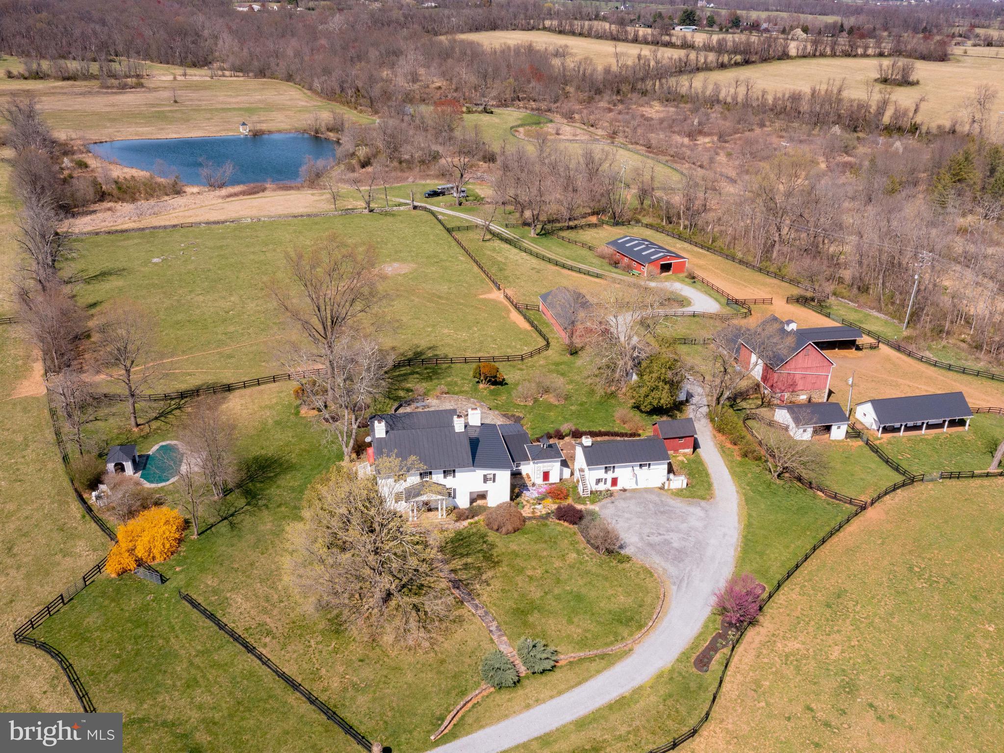 20775 Airmont Road Bluemont, VA 20135 - Photo 3 of 78 Nice aerial view of property