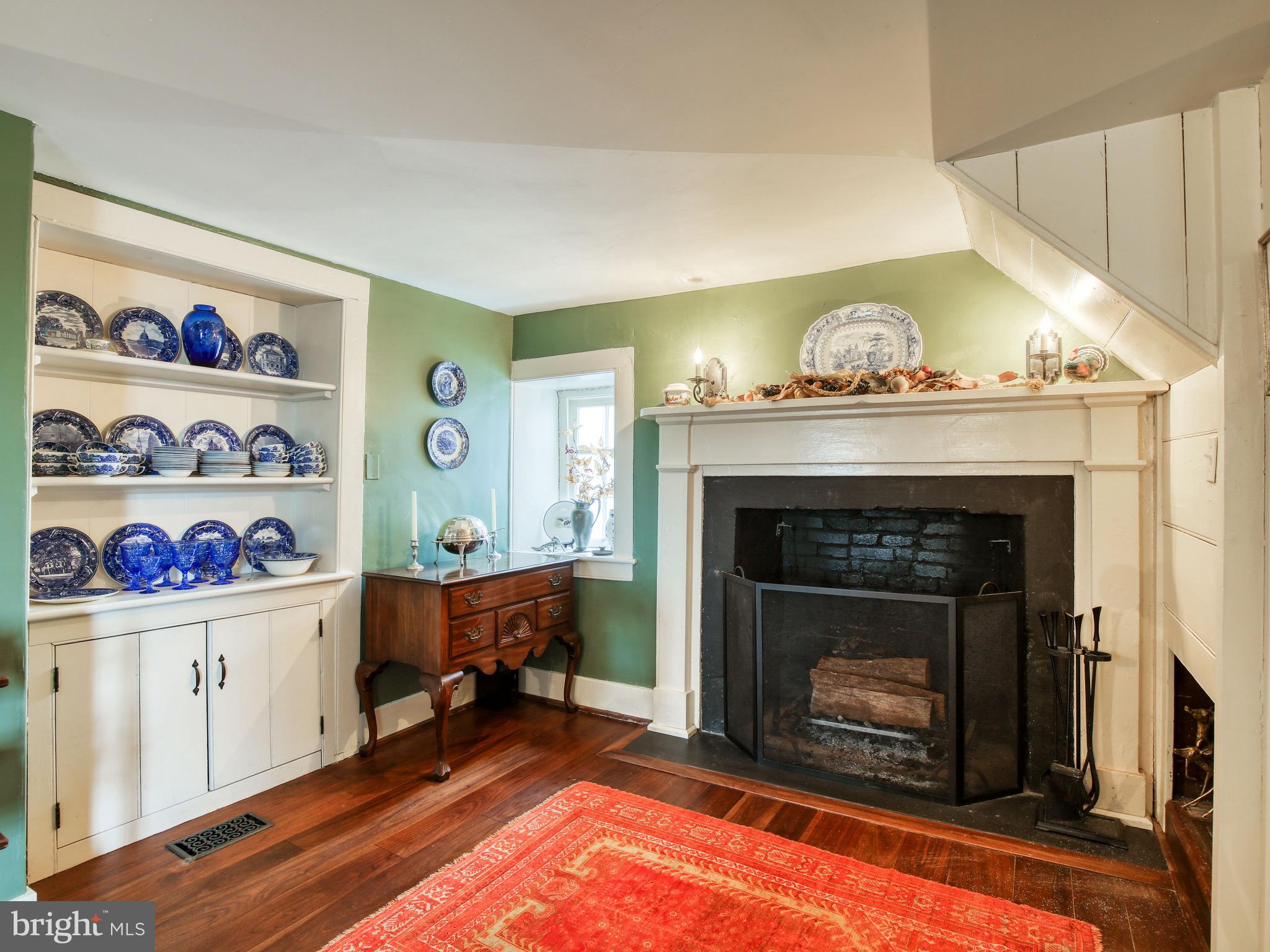 20775 Airmont Road Bluemont, VA 20135 - Photo 46 of 78 Fireplace, built-in cabinet in dining room