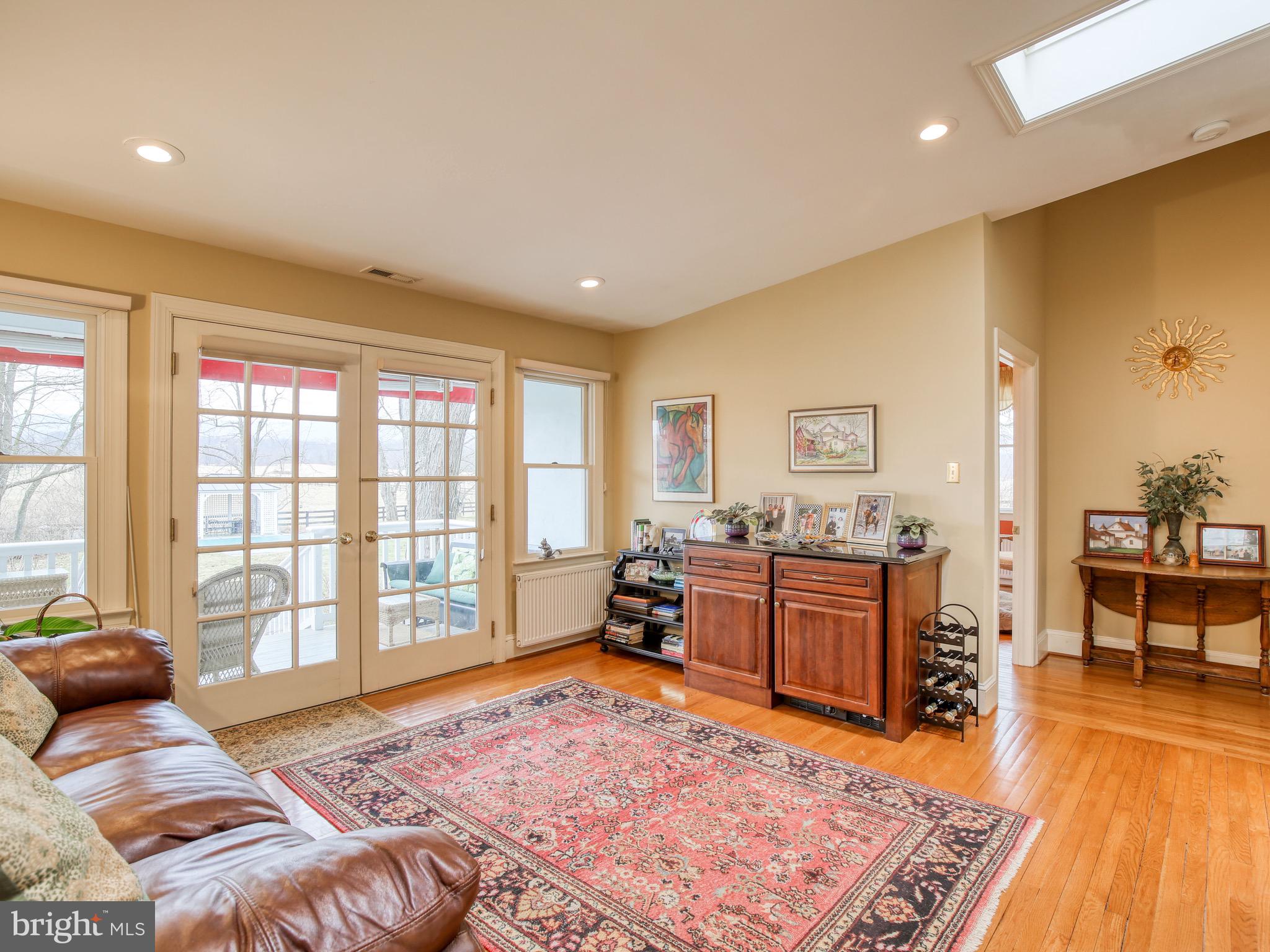 20775 Airmont Road Bluemont, VA 20135 - Photo 62 of 78 Sitting room off of Master Bedroom - exit to pool