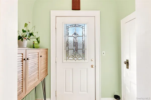 a view of a front door