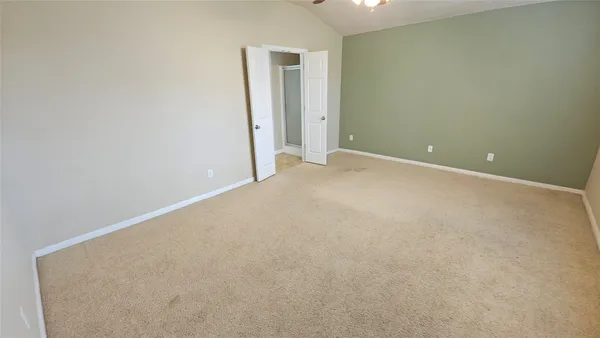 a view of an empty room