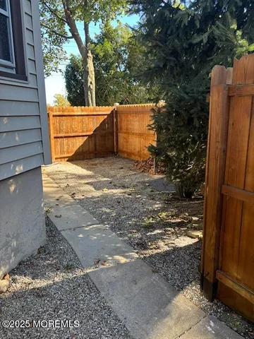 a backyard of a house