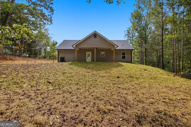 a house with a outdoor space