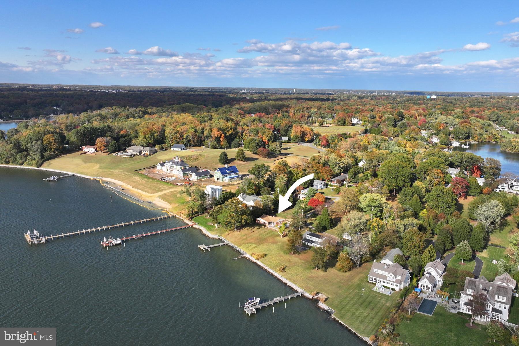 3258 Harness Creek Road Annapolis, MD 21403 - Photo 11 of 34 an aerial view of residential houses with outdoor space
