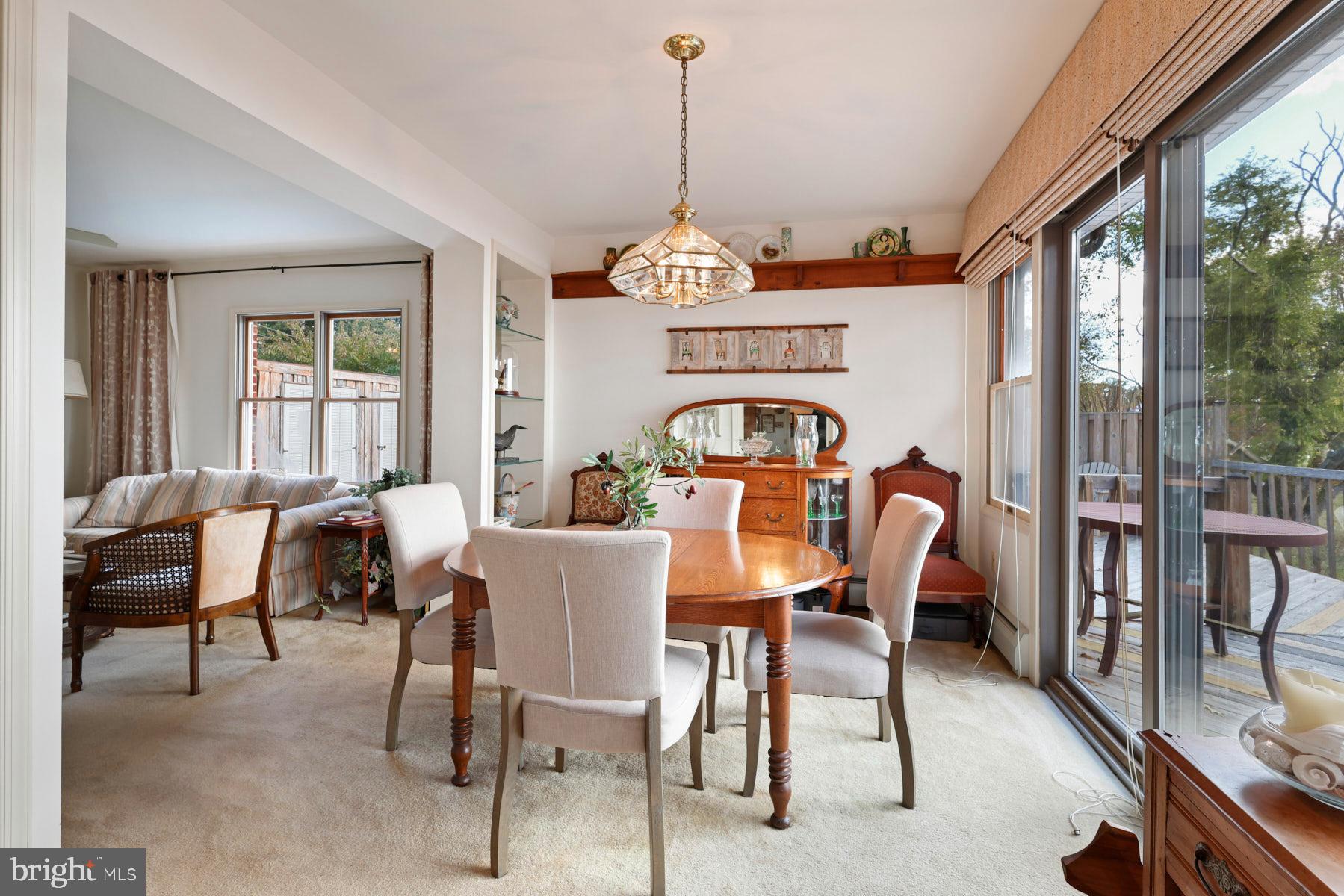 3258 Harness Creek Road Annapolis, MD 21403 - Photo 21 of 34 a view of a dining room with furniture window and outside view