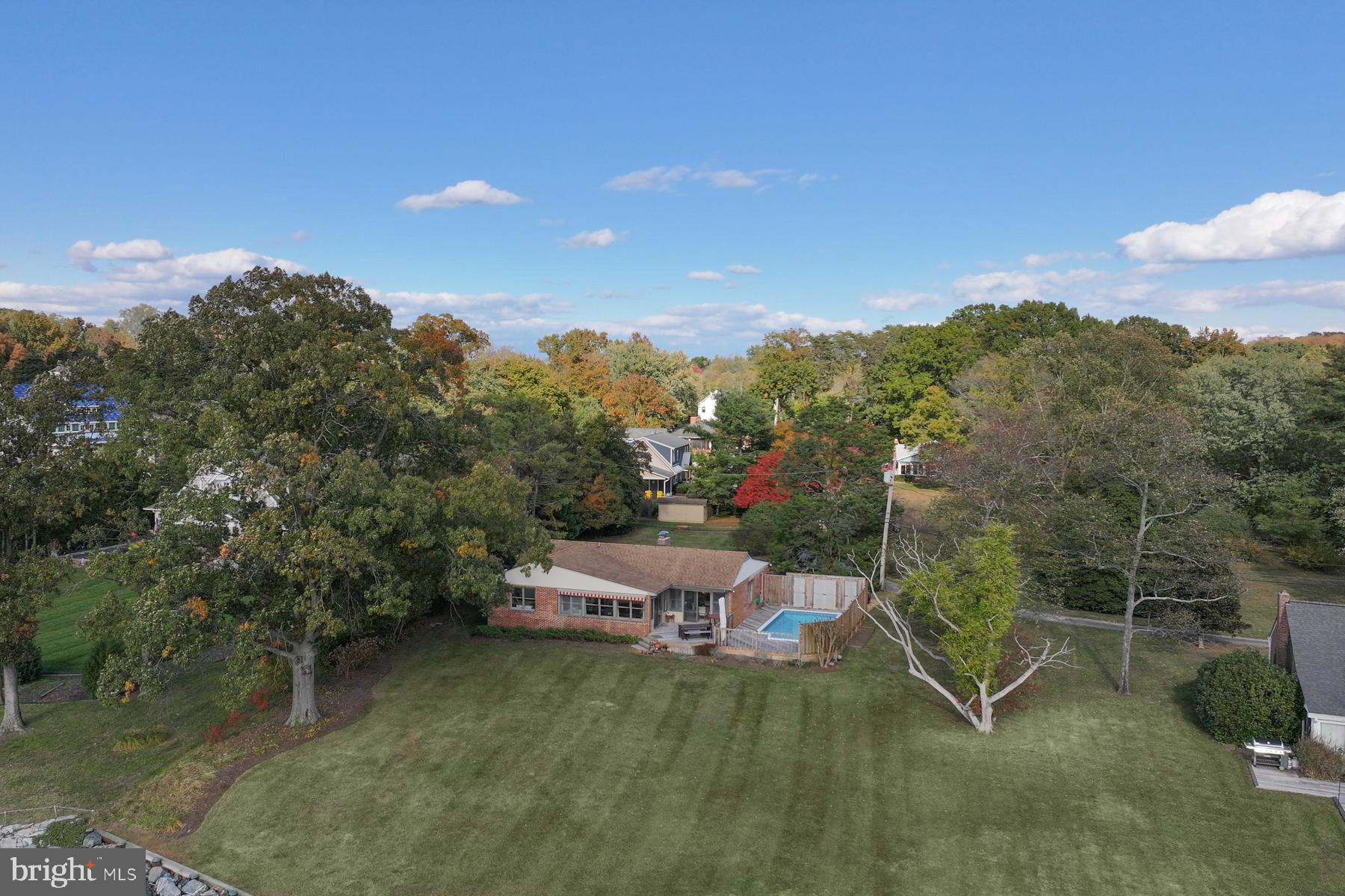 3258 Harness Creek Road Annapolis, MD 21403 - Photo 5 of 34 an aerial view of a house with a yard