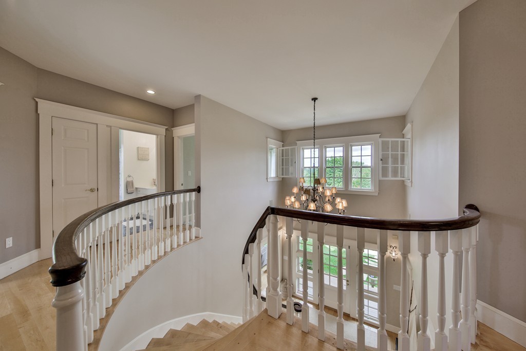 44 Walker Road Manchester, MA 01944 - Photo 20 of 30 a view of a hallway view with staircase