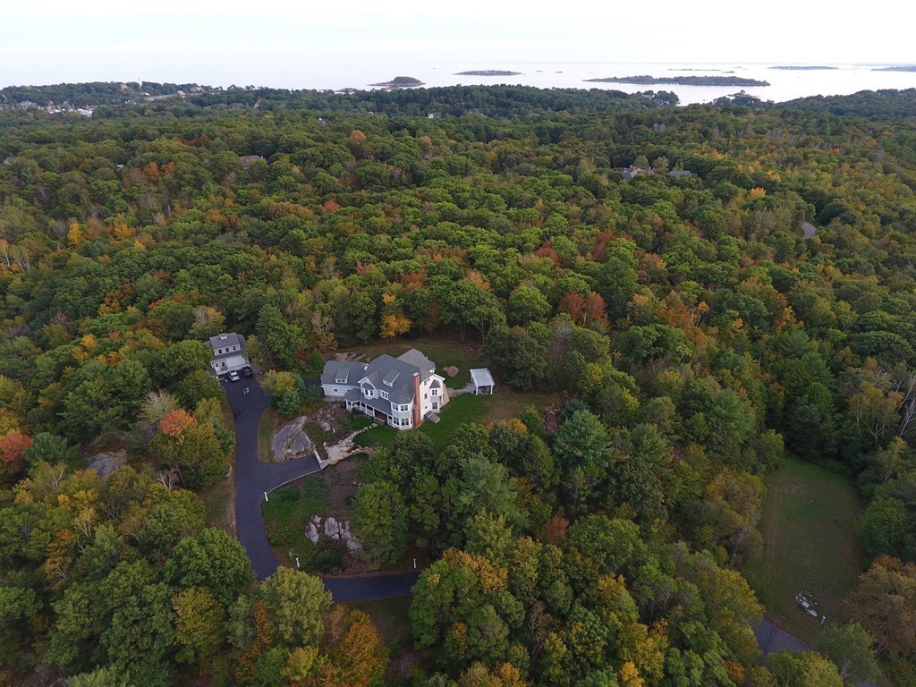 44 Walker Road Manchester, MA 01944 - Photo 29 of 30 an aerial view of a house with a yard