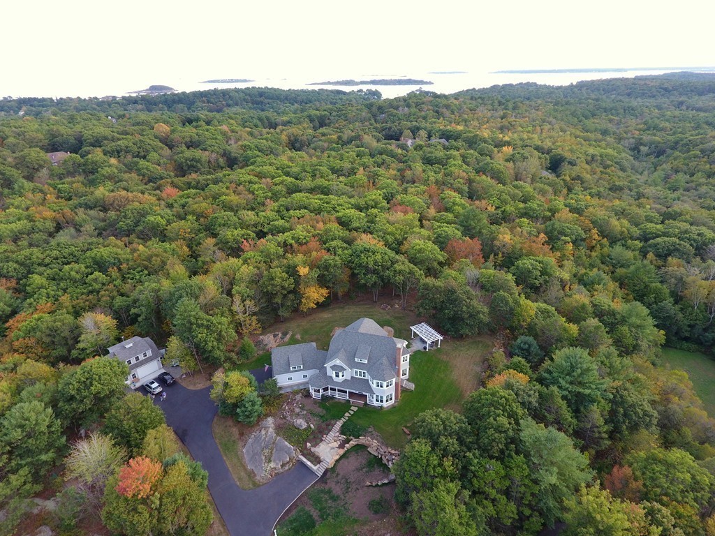 44 Walker Road Manchester, MA 01944 - Photo 5 of 30 an aerial view of a house with a yard