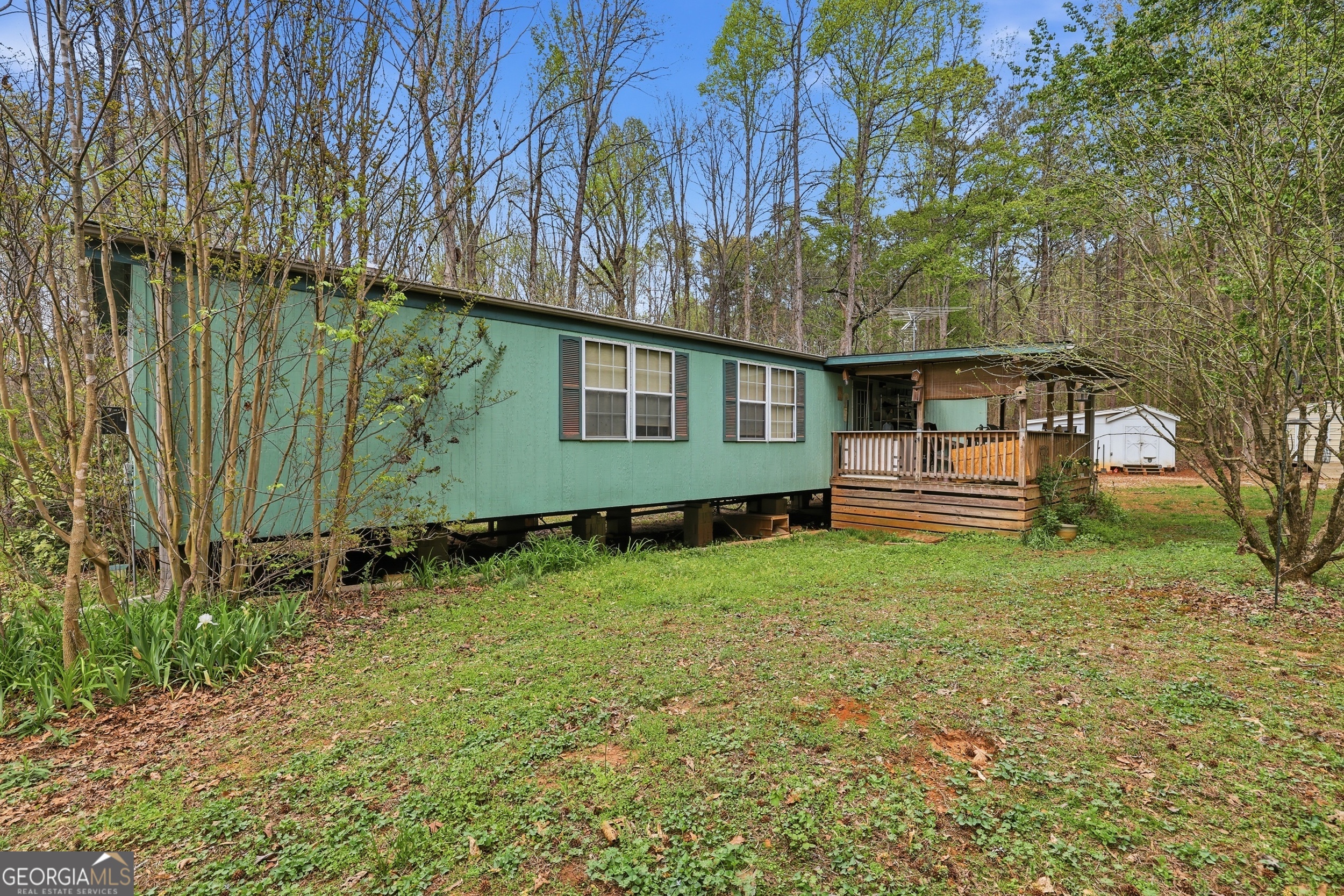 2533 McFarlin Bridge Road Carnesville, GA 30521 - Photo 31 of 37 a backyard of a house with lots of green space
