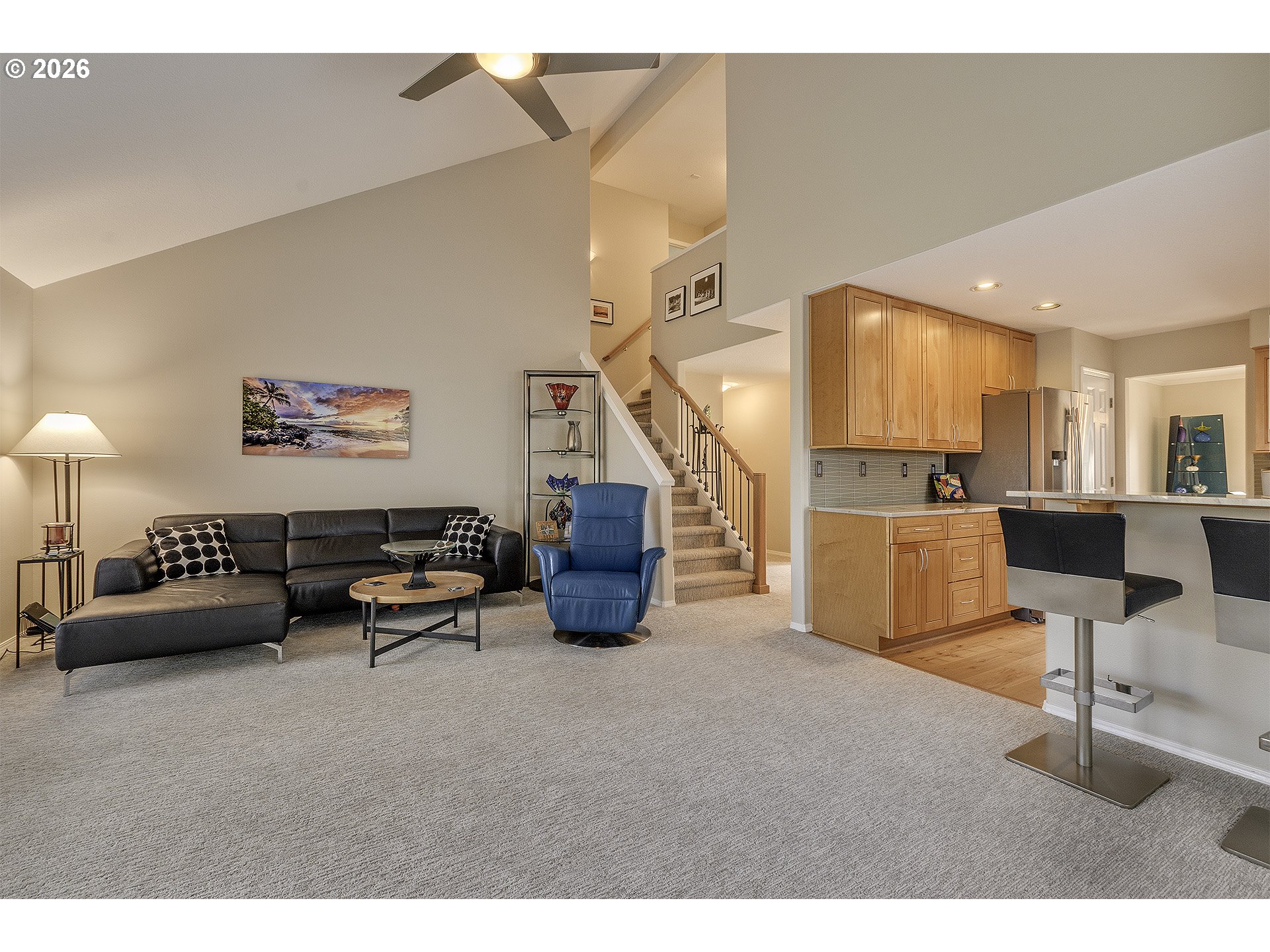 16761 Northwest Stoller Drive Portland, OR 97229 - Photo 8 of 35 a living room with furniture and kitchen view