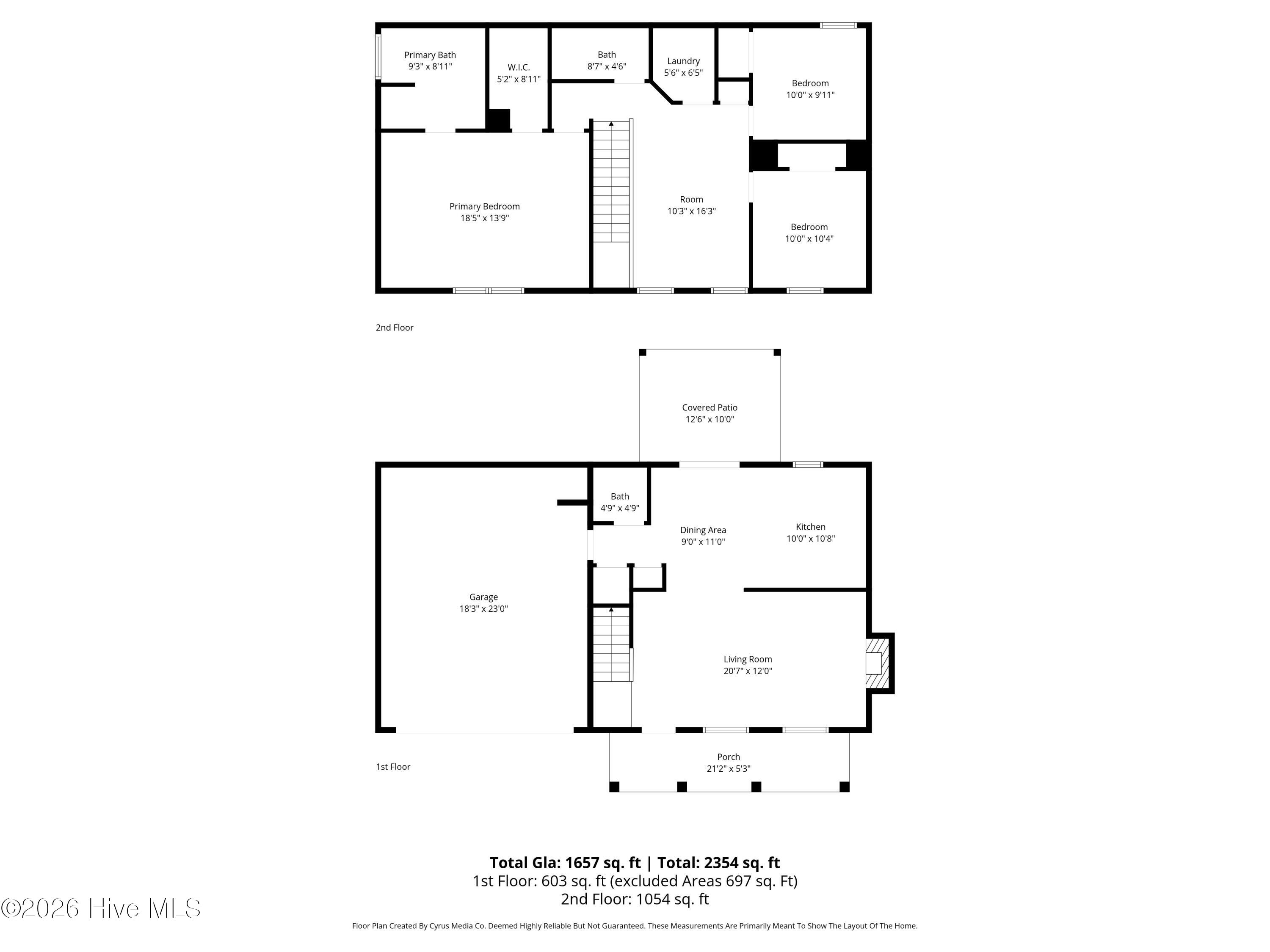 566 Transom Way Holly Ridge, NC 28445 - Photo 63 of 64 All Floors Schematic Floor Plan
