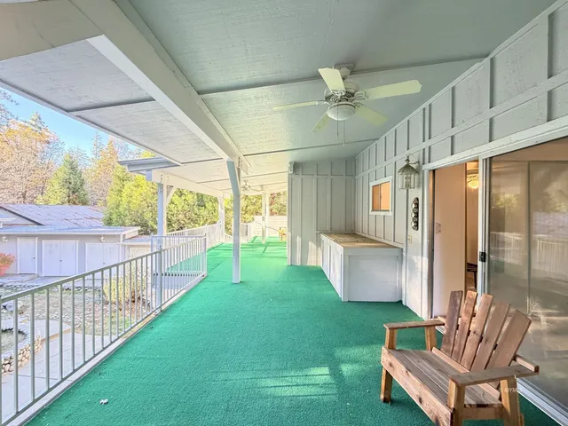 a outdoor view with sitting space