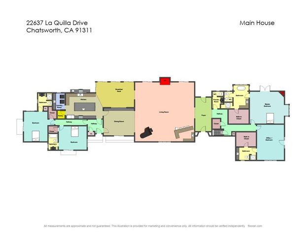 a picture of a floor plan