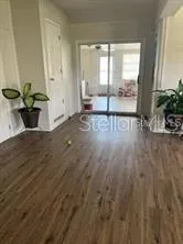 a view of wooden floor