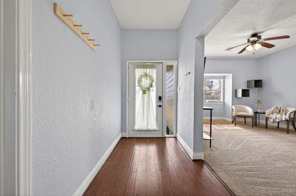 a view of outdoor space with seating