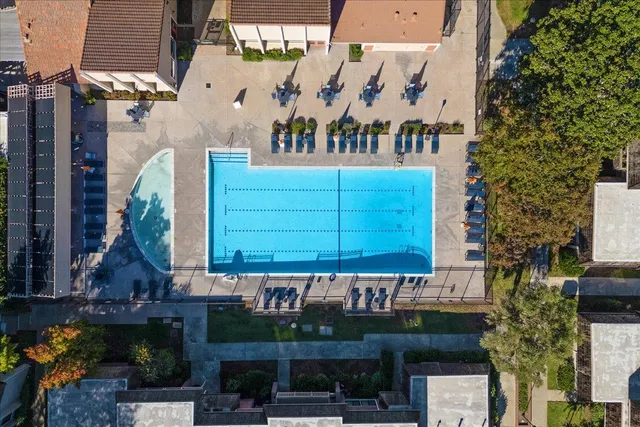 a front view of a building with street